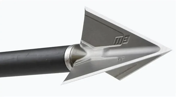 G5 Montec M3 fast jagtspids monteret på pileskaft – skarp og effektiv til buejagt