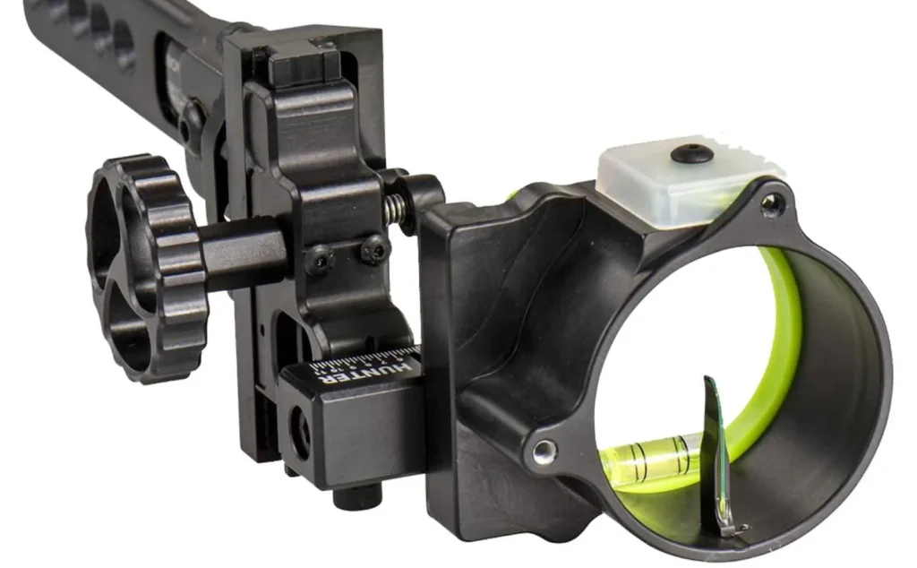 Bowtech Centermass 1-pin buesigte med microjustering og vaterpas til præcisionsskydning