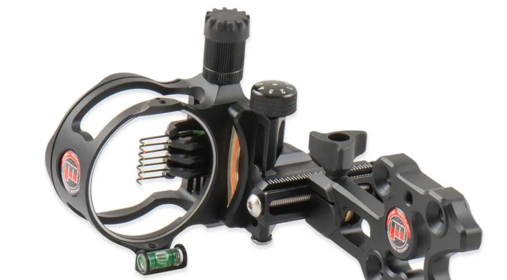 Maximal Aras Micro 7-pin buesigte med fiberoptik, microjustering og vaterpas til compoundbuer