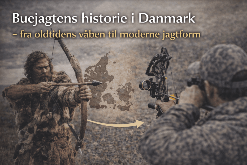 Udviklingen af buejagt i Danmark fra oldtidens bueskytter til moderne buejagt med compoundbue
